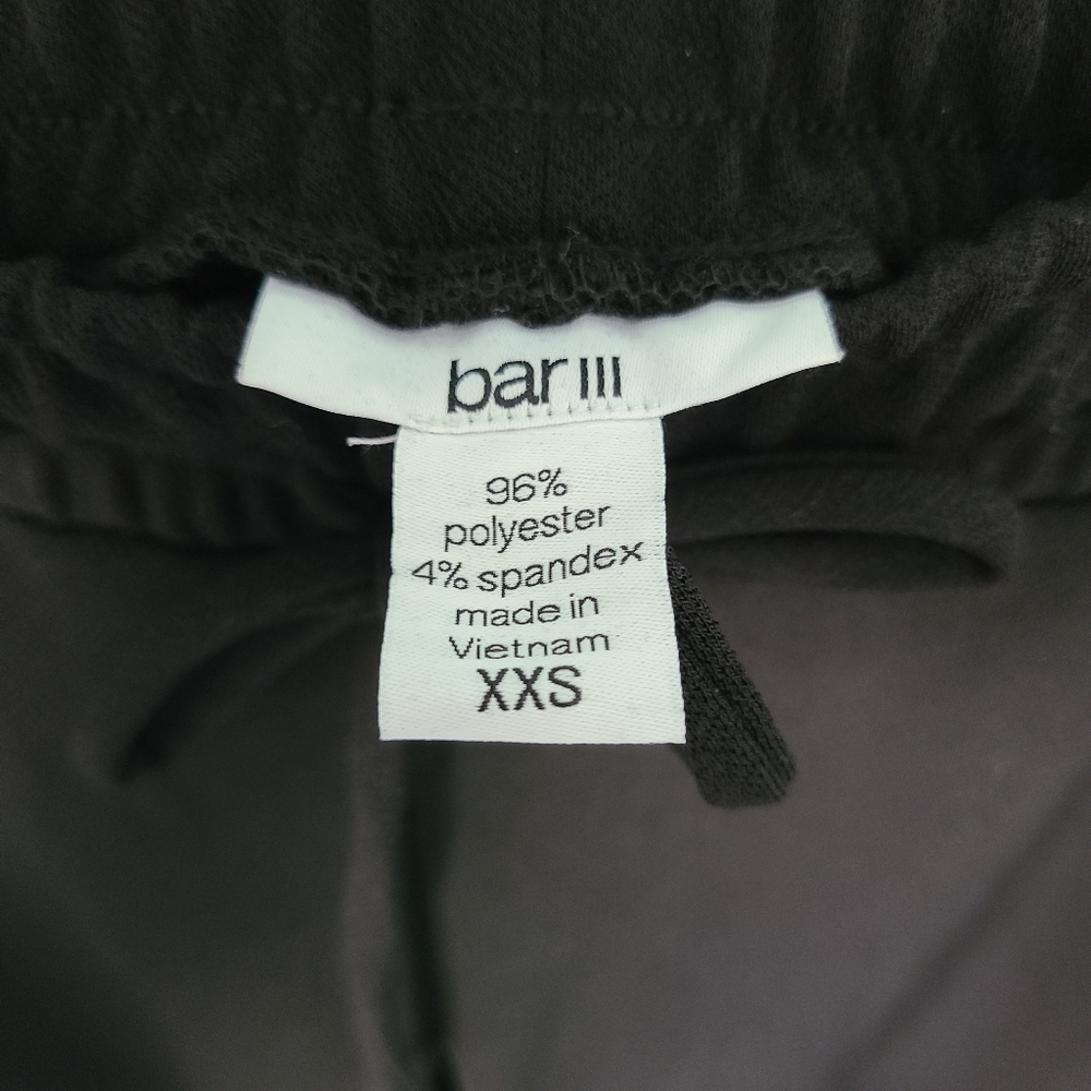 Bar III Black Side Stripe Joggers - Picture 4 of 5